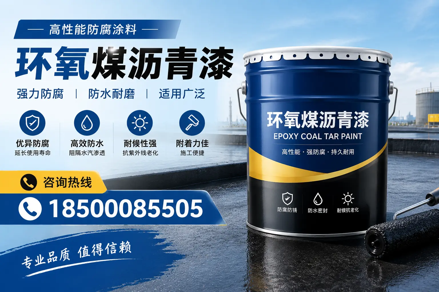 环氧煤沥青漆的主要成分与功能，永州用户深度了解